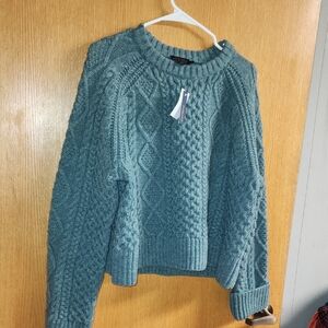 Pendleton Women's Cable Knit Sweater - Teal
